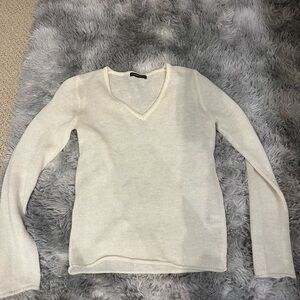 Brandy Melville Soft Cream Knit Top